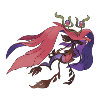 Artwork of Mega Dragalge from Pokémon GO