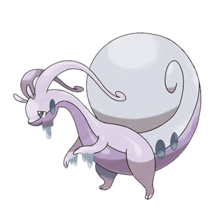 Artwork of Hisuian Goodra from Pokémon GO