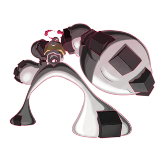 Artwork of Gigantamax Melmetal from Pokémon GO