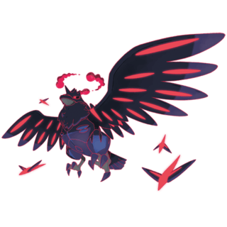 Artwork of Gigantamax Corviknight from Pokémon GO