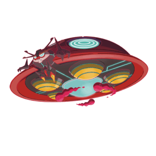 Artwork of Gigantamax Orbeetle from Pokémon GO