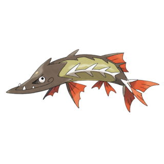 Open GO Hub DB page for Barraskewda Artwork of Barraskewda from Pokémon GO