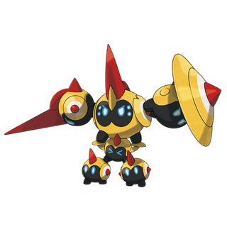 Artwork of Mega Falinks from Pokémon GO
