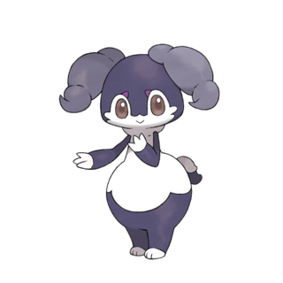 Open GO Hub DB page for Female Indeedee Artwork of Female Indeedee from Pokémon GO
