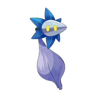 Artwork of Glimmet from Pokémon GO