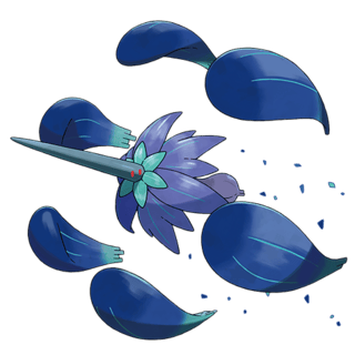 Artwork of Mega Glimmora from Pokémon GO