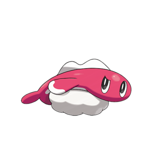 Artwork of Droopy Form Tatsugiri from Pokémon GO