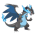 Artwork of Mega X Charizard from Pokémon GO