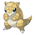 Artwork of Sandshrew from Pokémon GO
