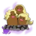 Dugtrio de Alola oscuro Pokémon GO