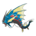Artwork of Mega Gyarados from Pokémon GO