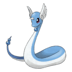 Artwork of Dragonair from Pokémon GO