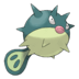 Artwork of Qwilfish from Pokémon GO