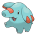 Artwork of Phanpy from Pokémon GO