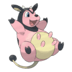 Artwork of Miltank from Pokémon GO