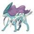 Artwork of Suicune from Pokémon GO