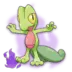 Treecko oscuro Pokémon GO