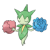 Artwork of Roselia from Pokémon GO