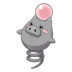 Artwork of Spoink from Pokémon GO