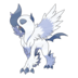 Artwork of Mega Absol from Pokémon GO