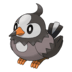 Artwork of Starly from Pokémon GO