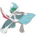 Artwork of Mega Gallade from Pokémon GO