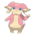 Artwork of Audino from Pokémon GO