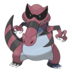 Open GO Hub DB page for Krookodile Artwork of Krookodile from Pokémon GO