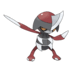 Artwork of Pawniard from Pokémon GO