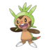 Artwork of Chespin from Pokémon GO