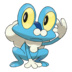 Artwork of Froakie from Pokémon GO