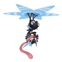 Artwork of Mega Greninja from Pokémon GO
