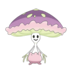 Artwork of Shiinotic from Pokémon GO