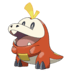 Artwork of Fuecoco from Pokémon GO