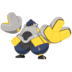 Artwork of Iron Hands from Pokémon GO