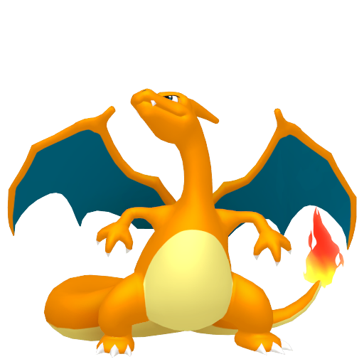 006 Charizard used Dragon Claw and Flamethrower!