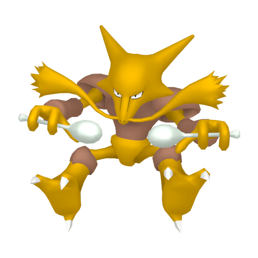 Alakazam type, strengths, weaknesses, evolutions, moves, and stats -  PokéStop.io