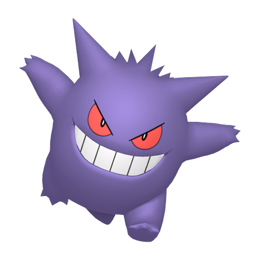 Shiny Gengar ( Maxed Out To Level 40 ) ( Two Charged Moves