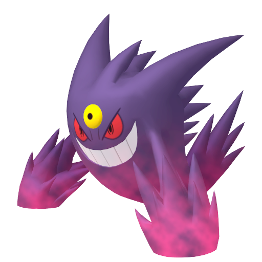 Pokemon GO - Gengar Shiny and normal - Shadow Punch