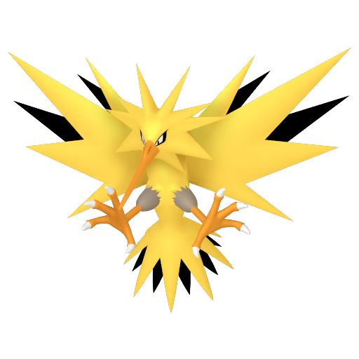 Pokémon GO on X: Trainers, did you know? The Legendary Pokémon Zapdos is  said to appear from clouds while dropping enormous lightning bolts. It's  also powerful to use against Fighting-type Pokémon during