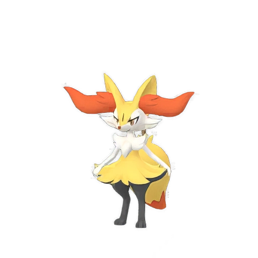Braixen oscuro (Shadow)